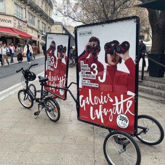 Visuel Vélo Affiche - Vélo publicitaire - 3