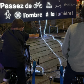 Visuel Vélo générateur de lumière - 2