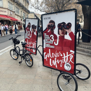 Visuel Vélo Affiche - Vélo publicitaire - 3